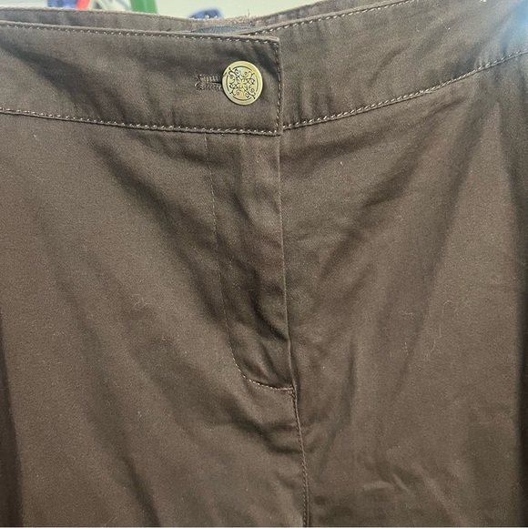 !SOLD! LAURAPLUS Plus Size Brown 3/4 Pants Trimmed Casual Formal 42x32 size 16 - Picture 5 of 12